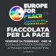 24 Febbraio 2023: Fermiamo la guerra in Ucraina – La Spezia fiaccolata per la pace ore 18 corteo da Piazza Garibaldi a Piazza Sant’Agostino