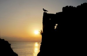 Portovenere, tramonto al Castello, mostra "Landscape", a cura del Gruppo Fotografico Obiettivo Spezia, Fiascherino - Hotel Ristorante Rosa dei Venti, 10 luglio-31 ottobre 2014 (2013) (foto Giorgio Pagano)