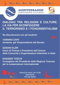 Chiti Elzir Toschi 6 marzo ore 10,30