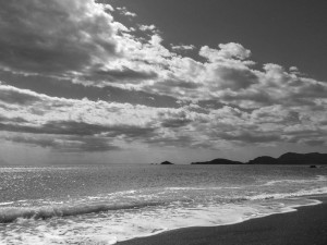 "Spiaggia di Punta Corvo", mostra fotografica "Il mare, la sua  vita, il suo contesto", Lerici, Circolo della vela Erix, 19-28 settembre 2014   (2014)   (foto Giorgio Pagano)