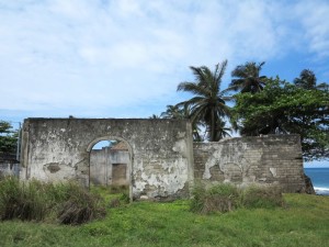 Sao Tomè, Agua Izè, struttura della roça, piantagione già coloniale  (foto Giorgio Pagano)