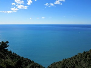 Veduta dal sentiero tra Manarola e Corniglia    (2016)    (foto Giorgio Pagano)