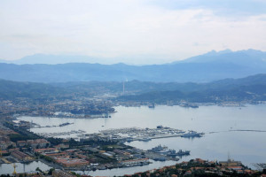 La Spezia, veduta dal monte Santa Croce    (2016)    (foto Giorgio Pagano)