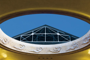 La Spezia, Teatro Civico, la cupola    (2009)    (foto Enrico Amici)