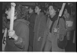 La Spezia, manifestazione femminista    (1977)    (foto Giorgio Pagano)