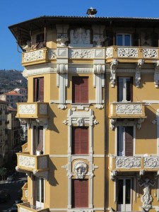 La Spezia, viale Ferrari angolo corso Cavour, Palazzo Maggiani, costruito nel 1900-1902  (2015)  (foto Giorgio Pagano) 