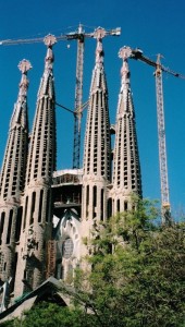 Barcellona, la Sagrada Familia di Antoni Gaudì    (2004)    (foto Giorgio Pagano) 