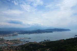 La Spezia, veduta dal monte Santa Croce    (2016)    (foto Giorgio Pagano) 