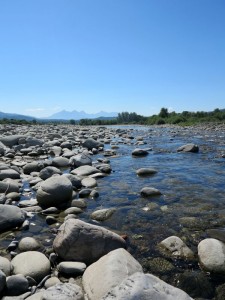 Filattiera, il fiume Magra (2014) (foto Giorgio Pagano)