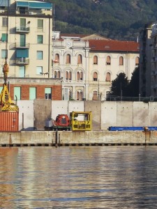 L Ospedale Sant Andrea visto dal mare (2011) (foto Giorgio Pagano)