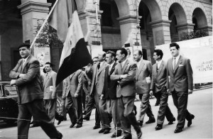 Manifestazione del Primo Maggio - metà degli anni Sessanta (foto archivio Dino Giacchè)