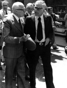 Angelo Landi e Sandro Pertini, Presidente della Camera - primi anni Settanta (foto archivio famiglia Landi)