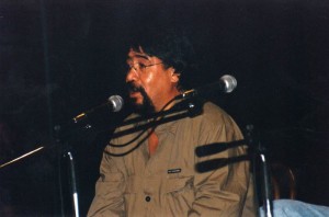 La Spezia, Teatro Civico, Luis Lucho Sepulveda (3 settembre 2002) (foto Ercole Buoso)