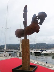 La Spezia, Porto Lotti, mostra Sculture di Gustavo Aceves, 16 settembre-15 ottobre 2017 (foto Giorgio Pagano)