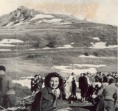 Carmen Bisighin sul monte Picchiara