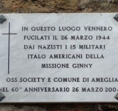 Punta Bianca,la lapide ai caduti della Missione Ginny